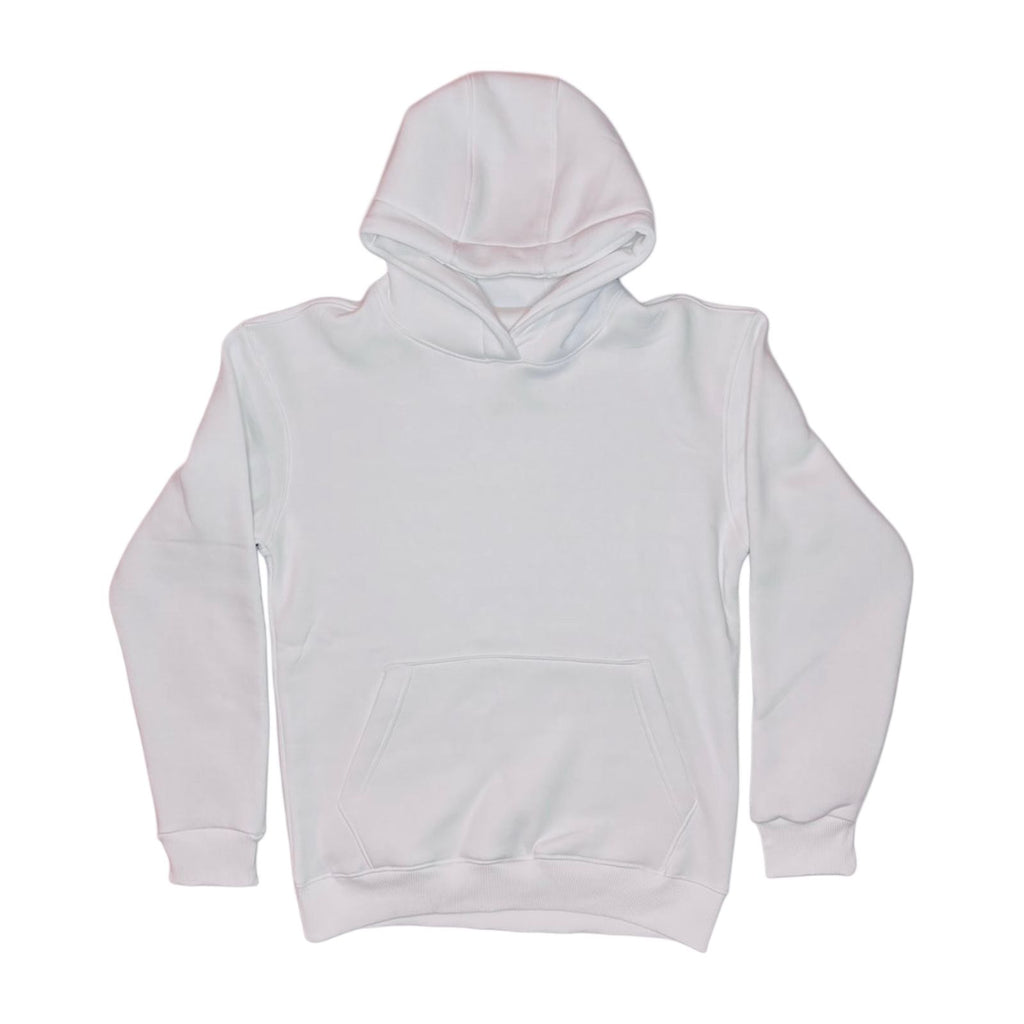 Over-sized white hoodie